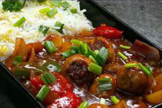 Chicken Manchurian Rice