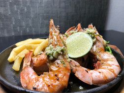 Grilled Sri lankan Freshwater Jumbo Prawns