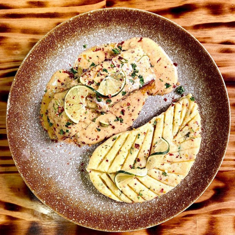 Creamy Tuscon Garlic Salmon