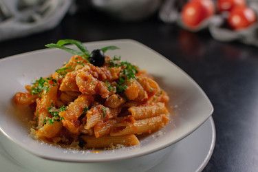 Seafood Pasta in a Rich Seafood & Herb sauce