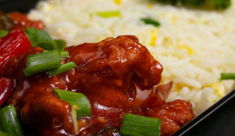 Chilli Chicken Rice