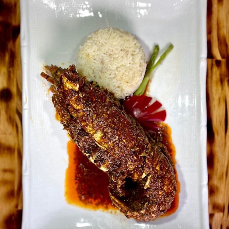 Spicy Curry Lobsters