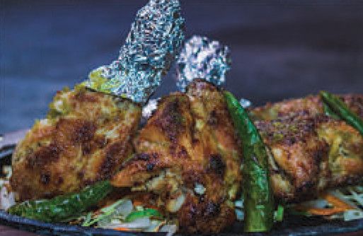 Stuffed Tangri Kebab