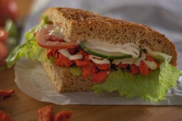 Tandoori chicken sandwich