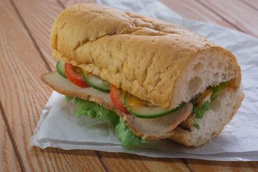 Chicken bugguette sandwich