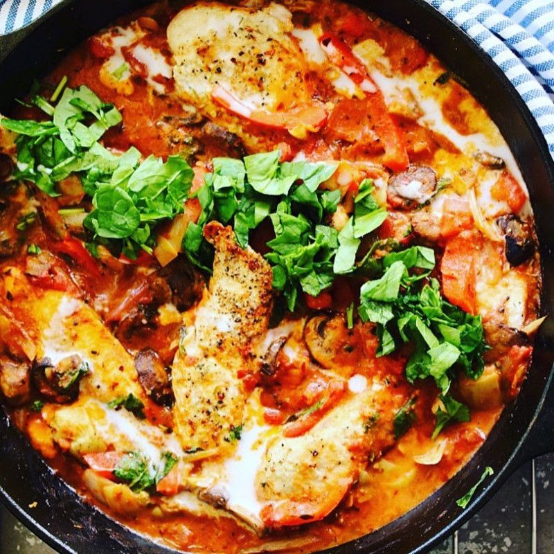 Creamy Italian chicken  Parmesan