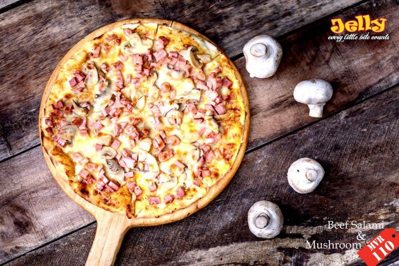 Beef Salami & Mushroom