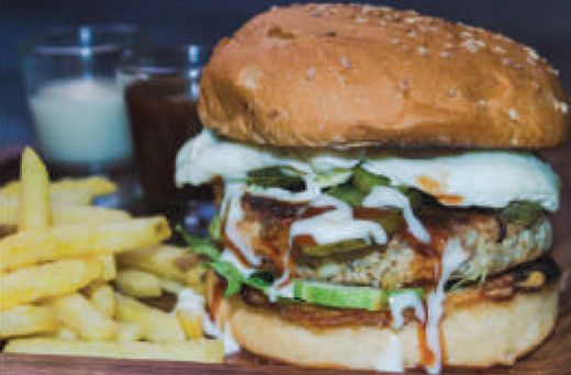 Pita Pan Chicken Burger