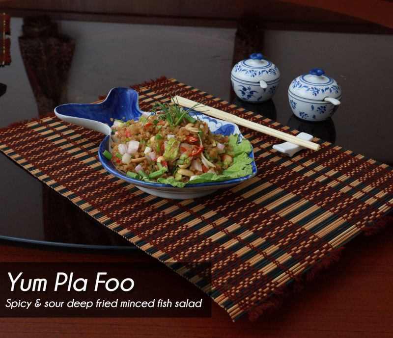 Yum Pla Foo Salad - Single Portion