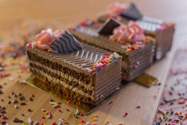 Chocolate ButterCreamCakeSlice