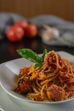 Pasta with Meatball Sauce